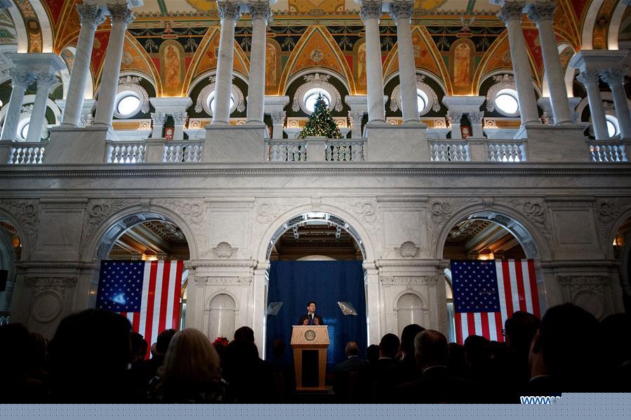 U.S.-WASHINGTON-PAUL RYAN-FAREWELL ADDRESS