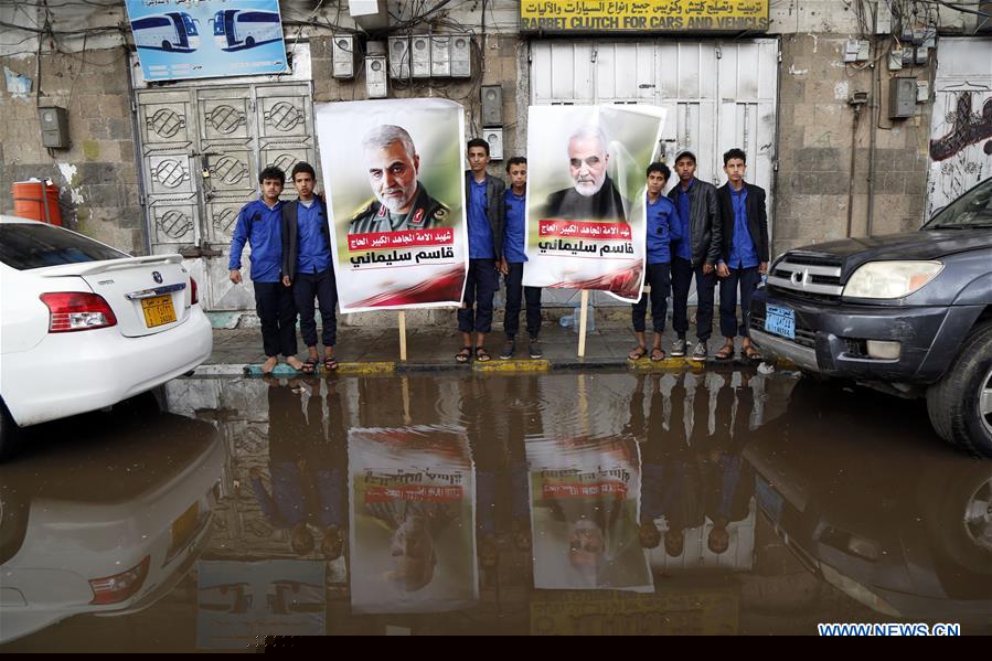 YEMEN-SANAA-SOLEIMANI-PROTEST