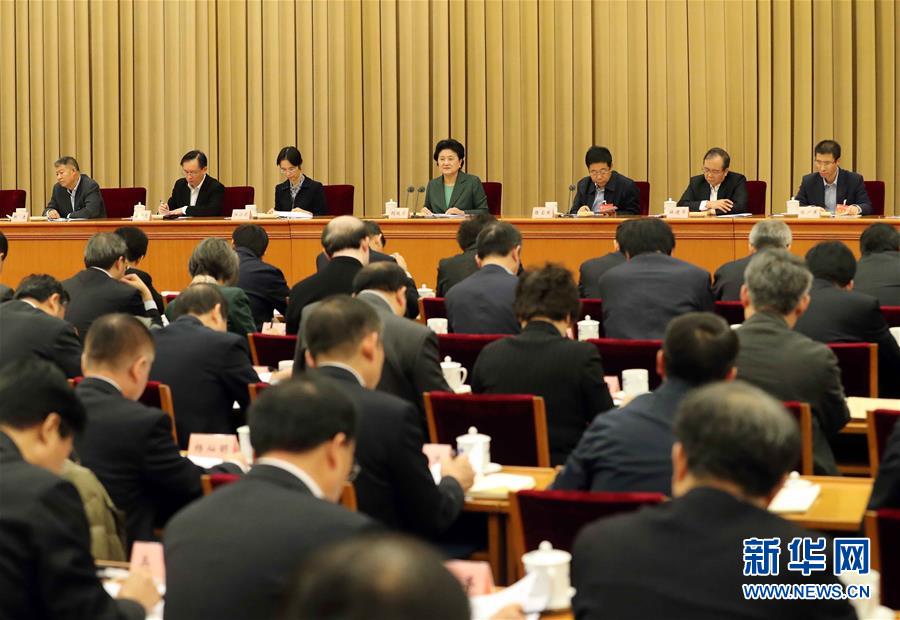 12月9日，中共中央政治局委員、國務院副總理劉延東在北京出席教育部直屬高校工作咨詢委員會第26次全體會議并講話。 新華社記者劉衛(wèi)兵攝