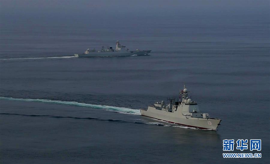 （國(guó)際）（1）中國(guó)海軍第35、36批護(hù)航編隊(duì)在亞丁灣完成任務(wù)交接