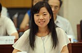 共產(chǎn)黨員微信、易信受眾代表喬薇發(fā)言