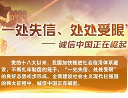 圖解：“一處失信、處處受限”——誠信中國正在崛起