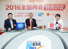 胡云騰、王建業(yè)做客新華網(wǎng)