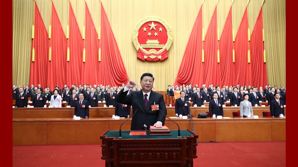 習(xí)近平當(dāng)選國(guó)家主席、中央軍委主席