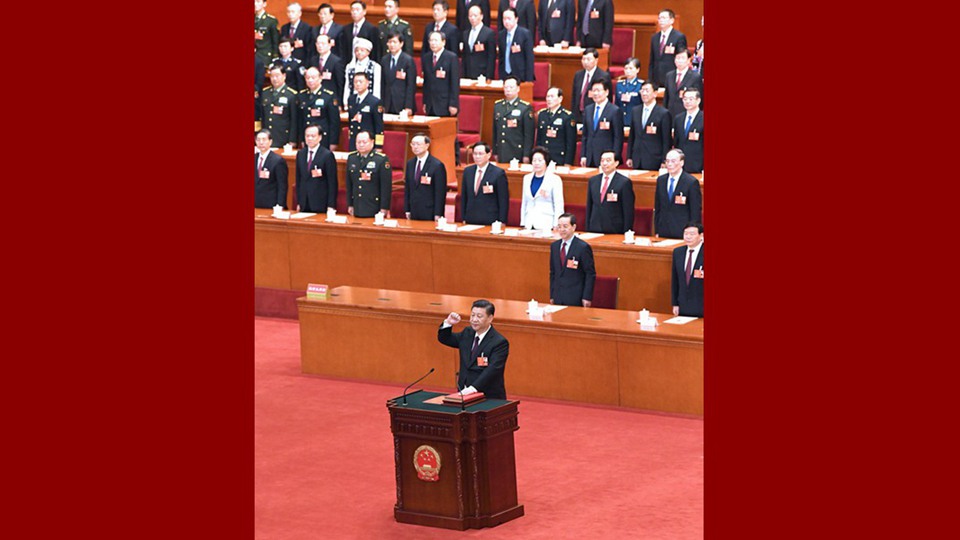 習(xí)近平當(dāng)選國(guó)家主席、中央軍委主席