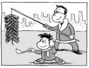 春節(jié)若遇霧霾，煙花怎么放？