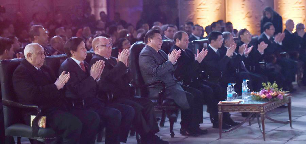 習近平和埃及總統(tǒng)塞西共同出席中埃建交60周年慶?；顒? /></a></p>
<div   id=
