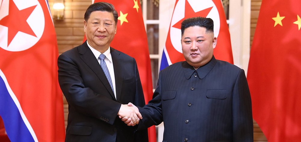 習(xí)近平同朝鮮勞動(dòng)黨委員長、國務(wù)委員會(huì)委員長金正恩舉行會(huì)談
