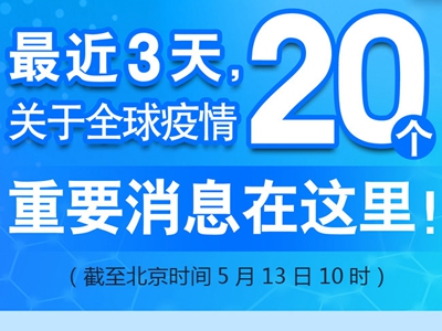 【圖解】最近3天，關(guān)于全球疫情20個(gè)重要消息在這里！