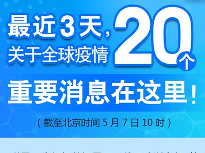 【圖解】最近3天，關(guān)于全球疫情20個(gè)重要消息在這里！